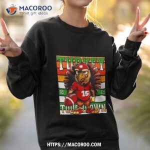 turkey touchdown football thanksgiving gift shirt sweatshirt 2