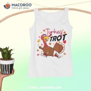 turkey trot costume funny running fall thanksgiving shirt tank top