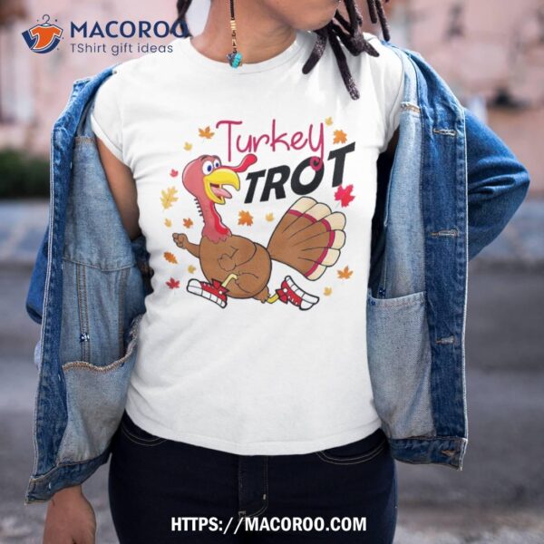 Turkey Trot Costume Funny Running Fall Thanksgiving Shirt