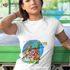 twas the night before zombie christmas shirt tshirt 1