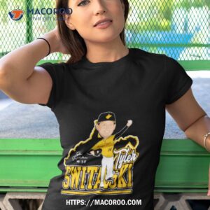 tyler switalski west virginia university cartoon 2023 shirt tshirt 1