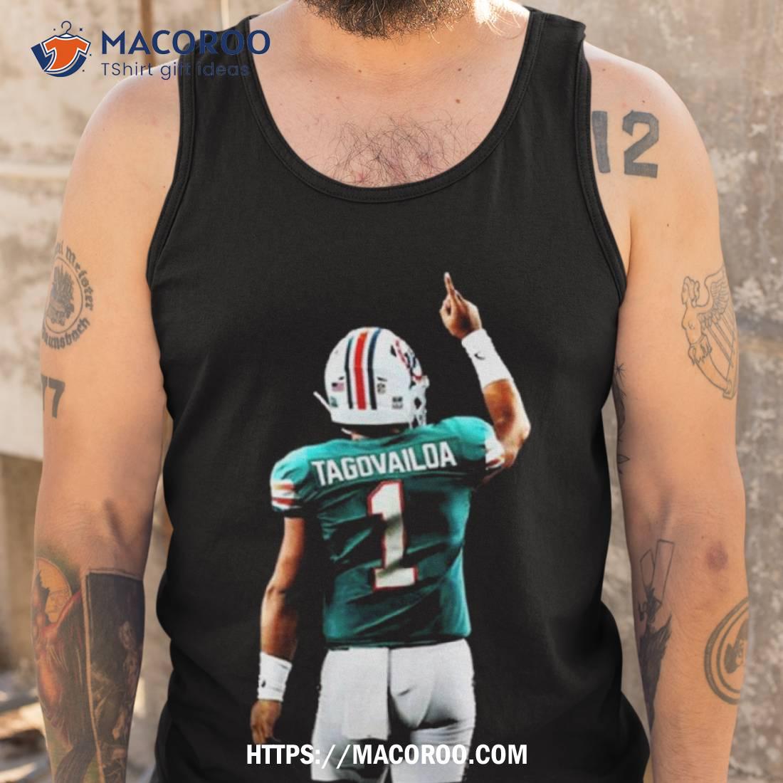 Tyreek Hill Miami Dolphins Men's Name & Number Logo T-Shirt - Ash