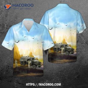 U.s. Army Airfield Fuel Truck Hawaiian Shirt