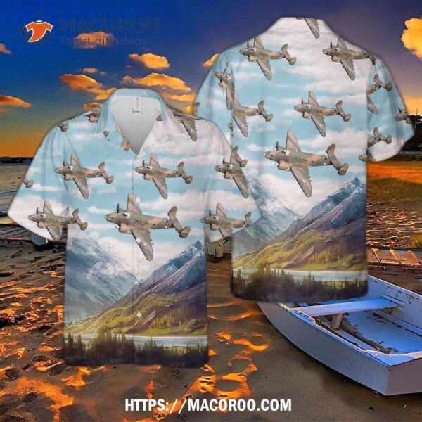 U.s. Army Lockheed A-29-lo Hudson Hawaiian Shirt