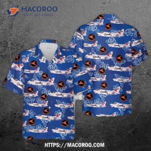 U.s. Navy A-7 Corsair From Squadron Va-81 Hawaiian Shirt