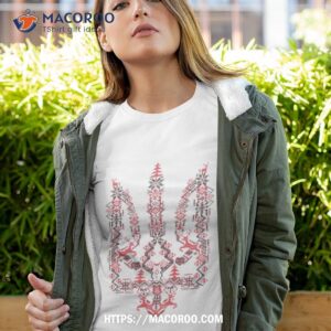 ukraine christmas trident ukrainian xmas tryzub shirt tshirt 4