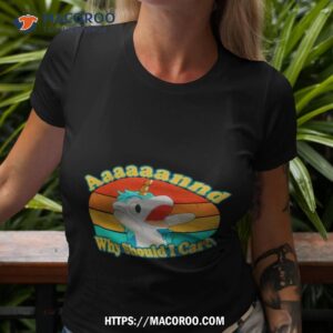 Unicorn And Why Should I Care Vintage Shirt