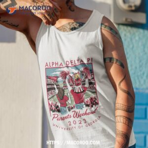 university of georgia 2023 alpha delta pi parents weekend shirt tank top 1