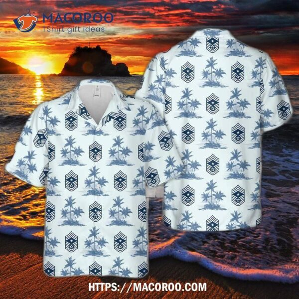 Us Air Force Command Chief Master Sergeant Hawaiian Shirt