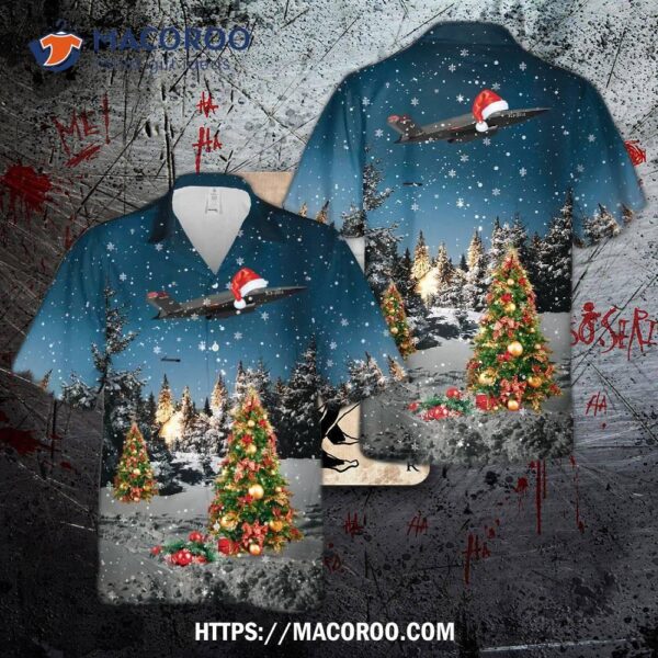 Us Air Force Kratos Xq-58 Valkyrie And Altius-600 Small Unmanned Aircraft System Christmas Hawaiian Shirt