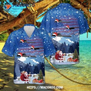 Us Air Force Northrop Grumman B-21 Raider Christmas Hawaiian Shirt