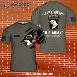 Us Army 101st Airborne Division 3D T-Shirt