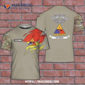 Us Army 1st Armored Division 3D T-Shirt
