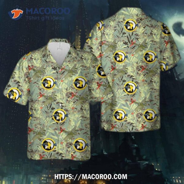 Us Army Air Forces 533D Bombardment Squadron B-17g “dreambaby” Hawaiian Shirt