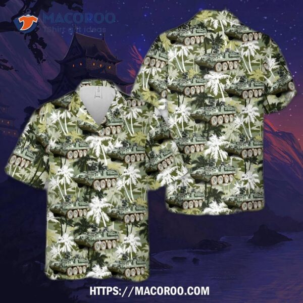 Us Army M1130 Stryker Command Vehicle Hawaiian Shirt