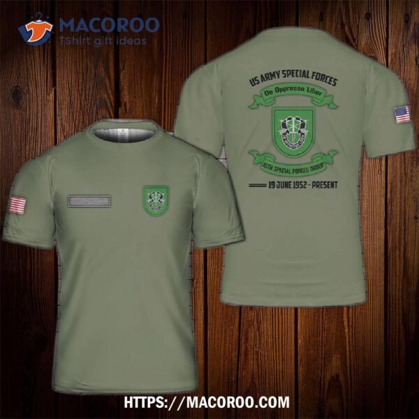 Us Army Special 10th Forces Group (10th Sfg)(a) 3D T-Shirt