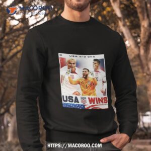 us men s national soccer team wins 4 0 ghana in nashville t shirt sweatshirt