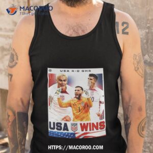 us men s national soccer team wins 4 0 ghana in nashville t shirt tank top