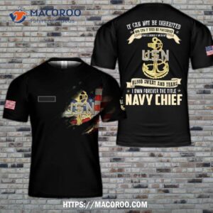 Us Navy Chief 3D T-Shirt