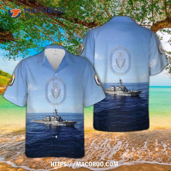 Us Navy Uss Ramage Ddg-61 Hawaiian Shirt