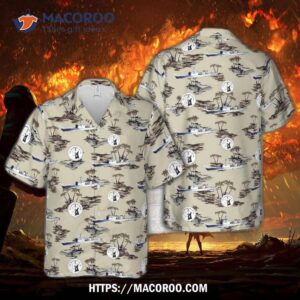 Us Navy Uss Schenectady (lst-1185) Hawaiian Shirt