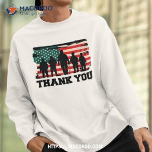 usa flag memorial day thank you veterans shirt sweatshirt