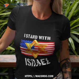 Usa Flag Stand With Israel Shirt
