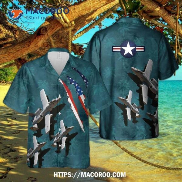 Usaf Fairchild A-10c Thunderbolt Ii Hawaiian Shirt