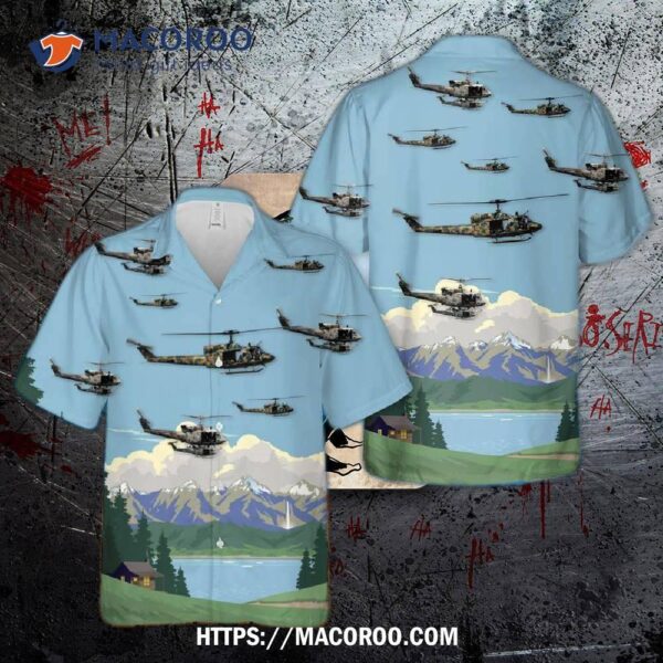 Usaf Uh-1n Twin Huey – 6th Special Operations Squadron Hawaiian Shirt