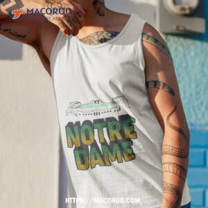 uscape notre dame fighting irish white neon sign garment 2023 t shirt tank top 1