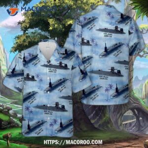 Uss Alaska Ballistic Missile Submarine Hawaiian Shirt