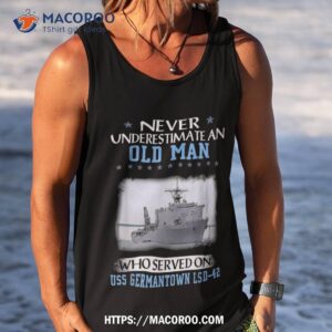 uss germantown lsd 42 veterans day father gift shirt tank top