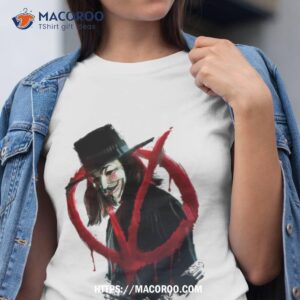 V For Vendetta Bloody T Shirt