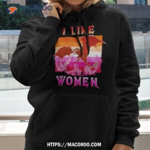 Vasarii Like Women Lesbian Flag Shirt