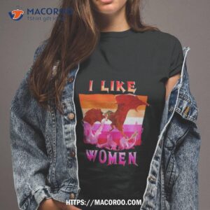Vasarii Like Women Lesbian Flag Shirt