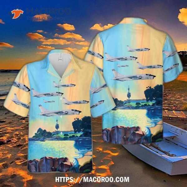 Vc-7 Vought F-8 Crusader Hawaiian Shirt