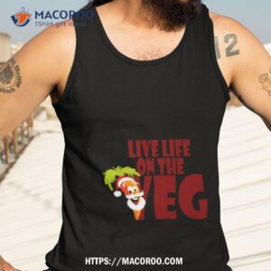 vegan christmas vintage shirt tank top 3