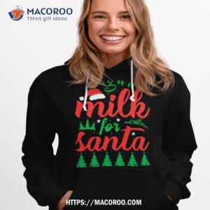 vegan milk for santa vintage shirt hoodie 1