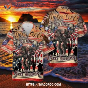 Veteran On Friday We Wear Remember Everyone Deployed Hawaiian Shirt