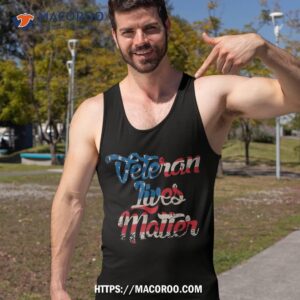 veteran lives matter american flag for veterans day shirt tank top