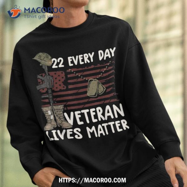 Veteran Lives Matter Shirt Veterans Day Tee