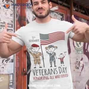 Veterans Day Shirt Usa American Flag Military Family Son Kid