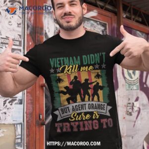 Vietnam Veterans Day Orange Agent Victims Retired Soldiers Shirt