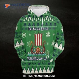 viking gosblue 3d hoodies christmas graphic unisex sublimation pullover sweatshirt 0
