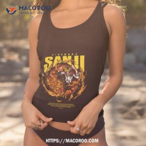 vinsmoke sanji fire art one piece shirt tank top 1