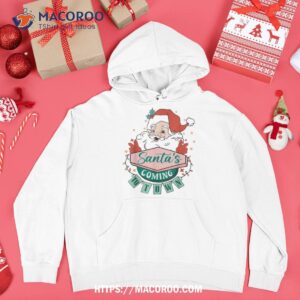 vintage merry christmas 2023 santa claus xmas kids shirt hoodie