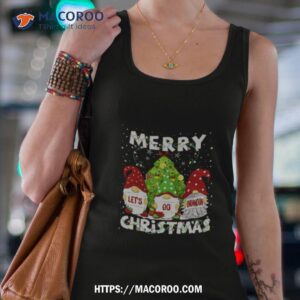 vintage merry christmas let s go gnomies brandon anti biden shirt tank top 4