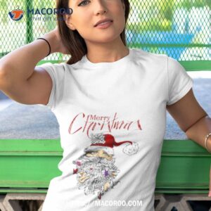 vintage pink santa claus shirt tshirt 1