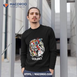 violence masked slasher shirt sweatshirt 1