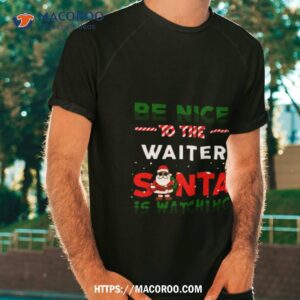 Waiter Christmas Vintage Shirt